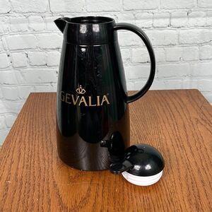 Gevalia Kaffe Coffee Thermal Insulated Color Black Server Carafe Pot 1 QT